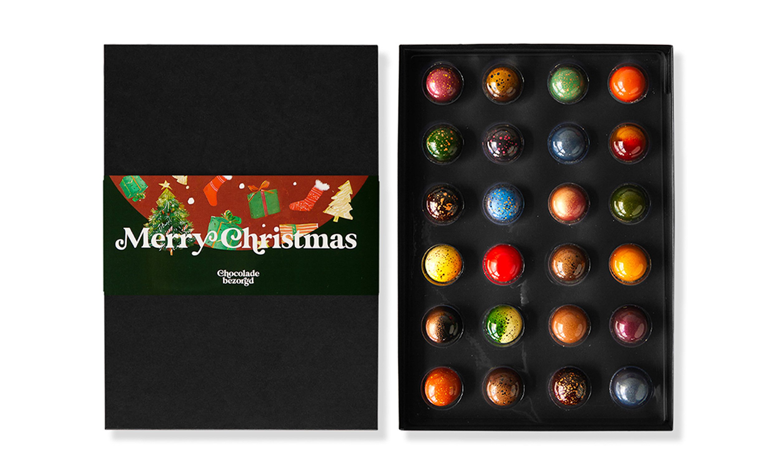Kerstbonbons 24 stuks - Afbeelding 1