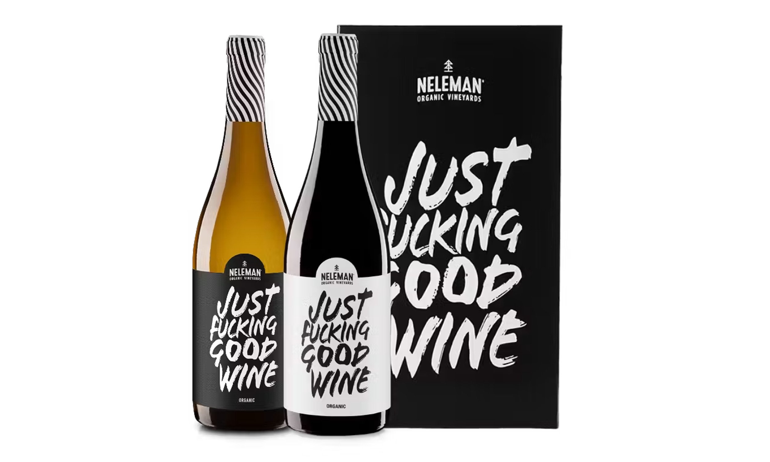 Just Fucking Good Wine Cadeaupakket Duo Organic - Afbeelding 1